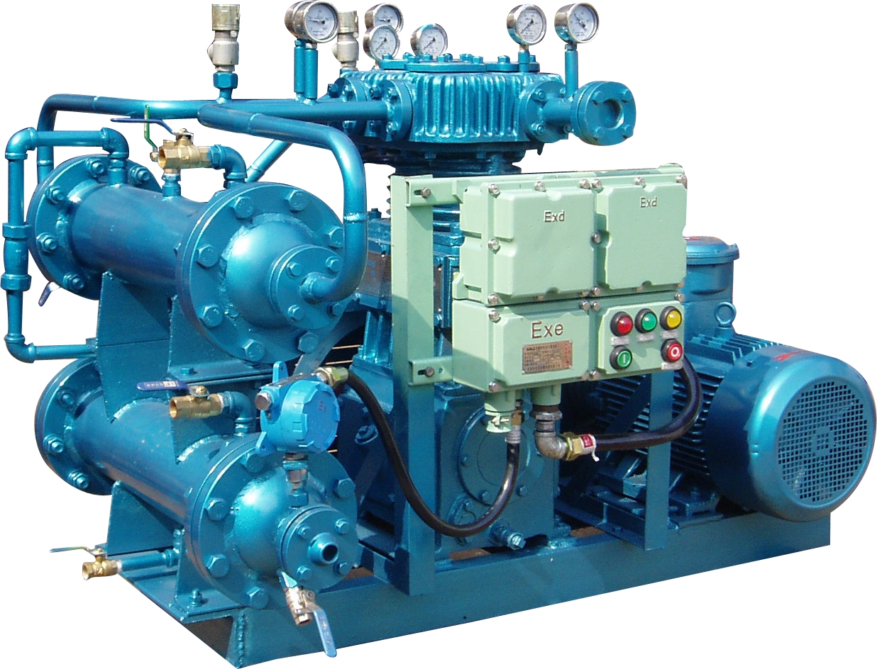 Industrial gas compressor